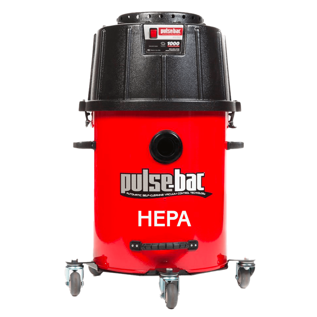 HEPA vacuum cleaner for concrete dust 8gal