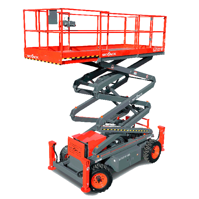 27ft Scissor Lift 4WD diesel